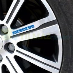 Tofaş Logo Direksiyon Jant Vites Torpido Damla Etiket Silikon Oto Sticker 10 Adet (18x11 mm Ölçü)