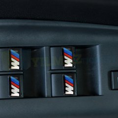 BMW M Logo Jant Direksiyon Torpido Ayna Vites Damla Sticker Etiket Yapıştırma 10 Adet