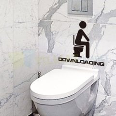 Downloading Klozet Banyo Sticker Yapıştırma Etiket Çıkartma