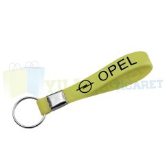 Opel Logo Arma Amblem Fosforlu Sarı Silikon Metal Anahtarlık 1 Adet