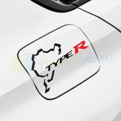 Honda TypeR Nürburgring Depo Kapağı Oto Sticker Etiket Yapıştırma
