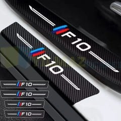 Bmw M F10 Arma Karbon Kapı Eşiği Koruma Araba Etiket Oto Sticker 4 Parça