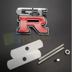 Nissan GTR Ön Panjur Logo Izgara Vidalı Arma Amblem Paslanmaz