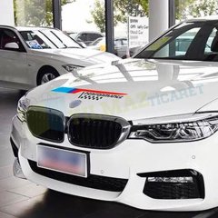 Bmw M Performance Logo Arma Oto Sticker Kaput Yapıştırma Etiket