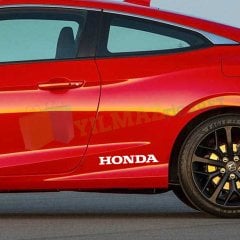 Honda Motosiklet Marşpiyel Kapı Altı Oto Sticker Çıkartma 2 Adet