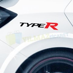 Honda Typer Yan Kapı Altı Oto Sticker Yapıştırma Etiket 2 Adet