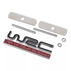 Wrc World Rally Ön Panjur Logo Izgara Vidalı Arma Amblem Metal