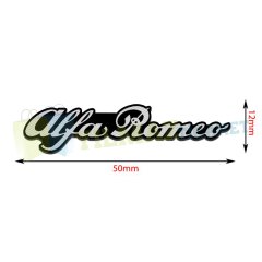 Alfa Romeo Logo Hoparlör Sticker Arma Amblem Metal Yapışkanlı 2Ad