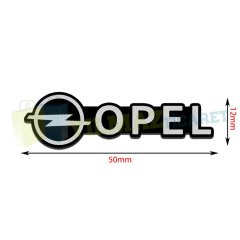 Opel Logo Hoparlör Sticker Arma Amblem Metal Yapışkanlı 2 Adet