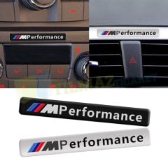 Bmw M Performance Torpido Logo Amblem Arma Metal Siyah-Gümüş 1 Ad