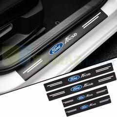 Ford Fiesta Karbon Kapı Eşiği Koruma Oto Sticker Etiket 4 Parça
