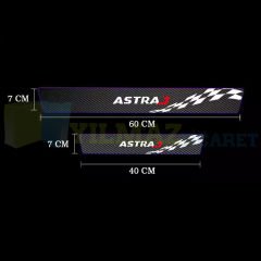 Opel Astra J Karbon Kapı Eşiği Koruma Oto Sticker 4 Parça
