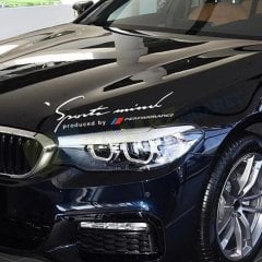 Bmw M Performance Sport Mind Oto Kaput Sticker Etiket Yapıştırma