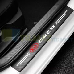 Kia Ceed Kapı Eşiği Koruma Oto Sticker Yapıştırma 4 Parça