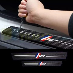 Peugeot 307 Karbon Kapı Eşiği Koruma Oto Sticker 4 Parça