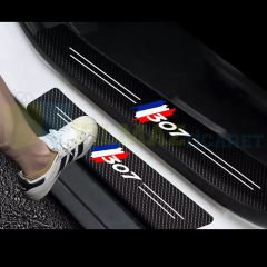 Peugeot 307 Karbon Kapı Eşiği Koruma Oto Sticker 4 Parça