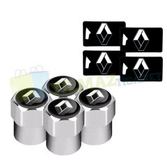 Renault Logo Sibop Kapağı Jant Direksiyon Damla Sticker 4+4 Adet