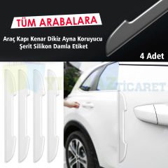 Audi Ford Volkswagen Mercedes Bmw Fiat Toyota Kia Dacia Renault Araç Kapı Kenar Dikiz Ayna Koruyucu Çarpma Önleyici