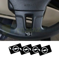 Opel Logo Torpido Vites Direksiyon Jant Damla Oto Sticker 10 Adet Yapıştırma Etiket