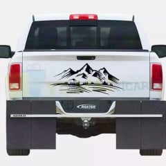 Karavan Çekme Orman Dağ Off Road Oto Sticker Araba Yapıştırma