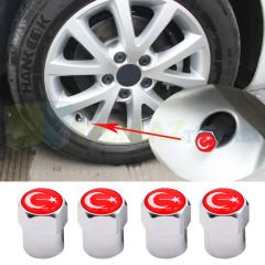 Tr Plaka Türk Bayrağı Sibop Kapağı Direksiyon Vites Torpido Damla Sticker Set