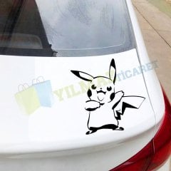 Pikaçu Sticker Sürpriz Hediyeli Kaliteli Baskı