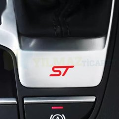 Ford St Logo Torpido Vites Direksiyon Kapı Kolu Oto Sticker Yapıştırma 10 Adet
