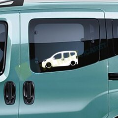 Fiat Fiorino Basık Araç Oto Sticker Kelebek Cam Yapıştırma 1 Çift