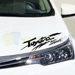 Toyota Sport Yazı Tampon Kaput Yan Kapı Oto Sticker Yapıştırma