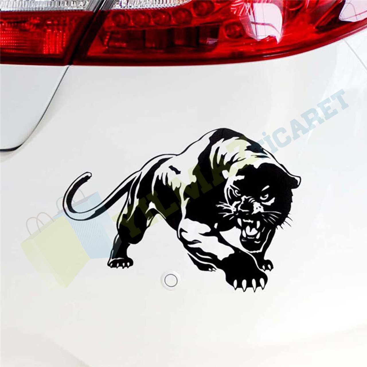 Panter Oto Sticker Motosiklet Yapıştırma Araba Etiket Çıkartma