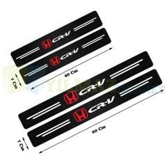 Honda Cr-V Uyumlu Karbon Kapı Eşiği Koruma Araba Etiket Oto Sticker Yapıştırma 4 Parça