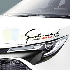 Toyota Corolla Sport Mind Far Oto Sticker Tampon Kaput Araba Etiket Araç Yapıştırma