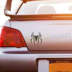 Örümcek Spiderman Cam Oto Sticker Yapıştırma Araba Etiket 2 Adet