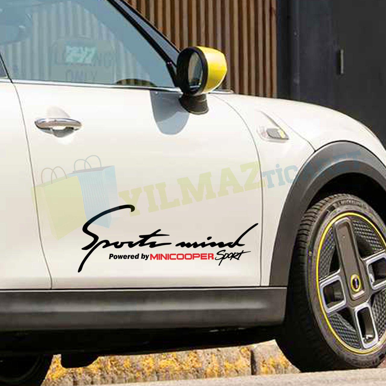 Sport Mind Minicooper Oto Sticker Marşpiyel Kapı Altı Yapıştırma