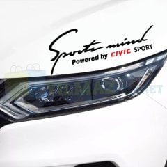 Honda Civic Sport Mind Far Kapı Oto Sticker Tampon Kaput Araba Etiket Araç Yapıştırma