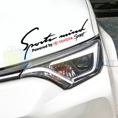 Toyota Logo Sport Mind Far Kapı Oto Sticker Tampon Kaput Araba Etiket Araç Yapıştırma