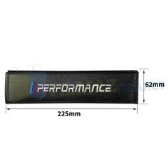 Bmw M Karbon Performance Logo Nakışlı Emniyet Kemer Kılıfı Ped 2 Adet Yüksek Kalite