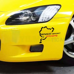 Renault Sport Nürburgring Depo Kapağı Oto Sticker Araç Yapıştırma