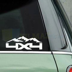 Jeep Off Road 4x4 Dağ Oto Sticker Çıkartma Etiket Yapıştırma