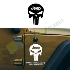 Jeep Kurukafa Oto Sticker Yapıştırma Araba Etiket Sürpriz Hediye