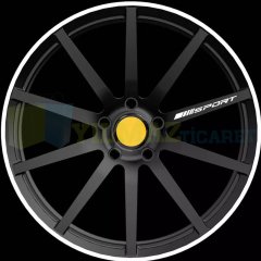 Mercedes Amg Sport Kapı Kolu Jant Oto Sticker Yapıştırma Etiket Araç Çıkartma 8 Adet
