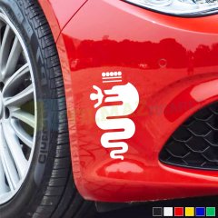 Alfa Romeo Logo Amblem Arma Oto Sticker Etiket Yapıştırma 2 Adet