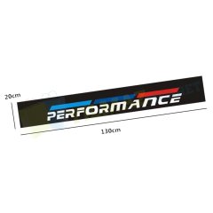 Bmw M Performance Ön Cam Güneşlik Sticker Yapıştırma Etiket