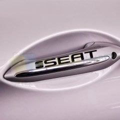 Seat Logo Kapı Kolu Jant Ayna Oto Sticker Yapıştırma Etiket 10 Ad