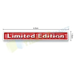 Limited Edition Torpido Bagaj Logo Amblem 3D Metal Paslanmaz