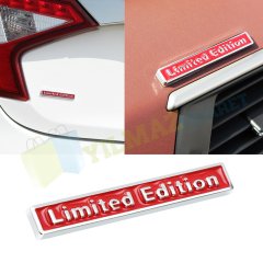 Limited Edition Torpido Bagaj Logo Amblem 3D Metal Paslanmaz 1 Ad