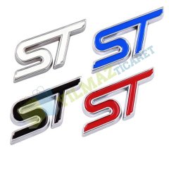 Ford St Bagaj Logo Arma Amblem Fiesta Focus Paslanmaz Çelik