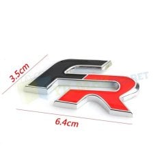 Seat Leon Ibiza Fr Logo Metal Arka Bagaj Amblem Arma Yapıştırma