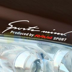 Toyota Rav4 Sport Mind Kaput Far Oto Sticker Yapıştırma Etiket