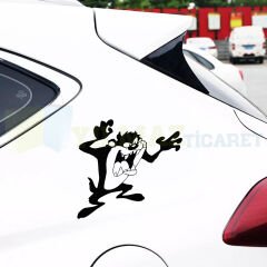 Tazmanya Canavarı Oto Sticker Araba Yapıştırma Etiket Çıkartma